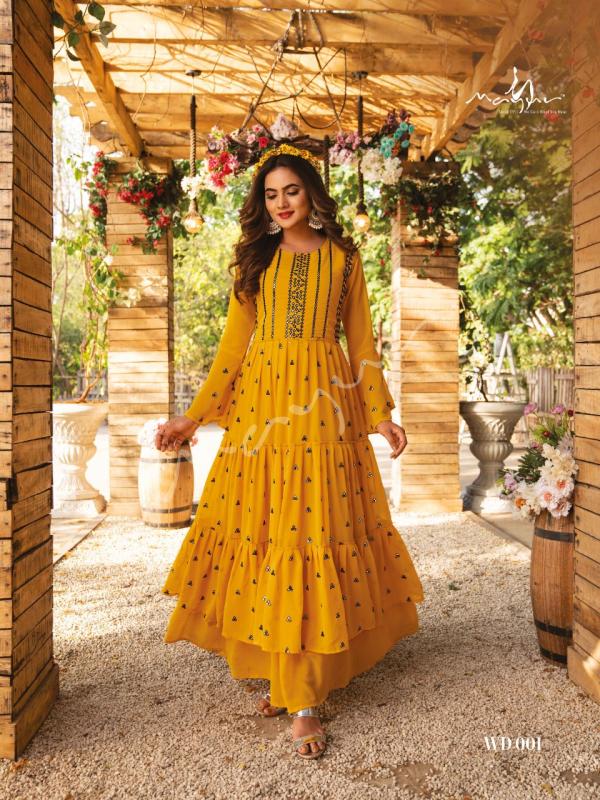 Mayur Wedding Dhamal Georgette Designer Kurti Collection